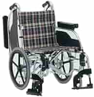 松永製作所　自走式車椅子MK 松永製作所 リクライニング車椅子 (自走式/スチール製/座幅400mm